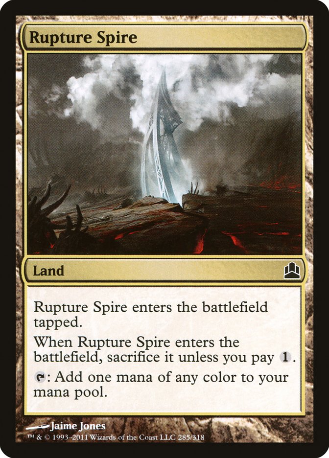 Rupture Spire [Commander 2011] | L.A. Mood Comics and Games