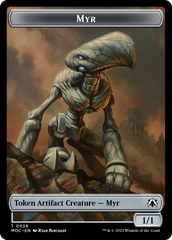 Phyrexian Germ // Myr Double-Sided Token [March of the Machine Commander Tokens] | L.A. Mood Comics and Games