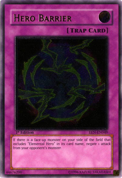 Hero Barrier [EEN-EN049] Ultimate Rare | L.A. Mood Comics and Games
