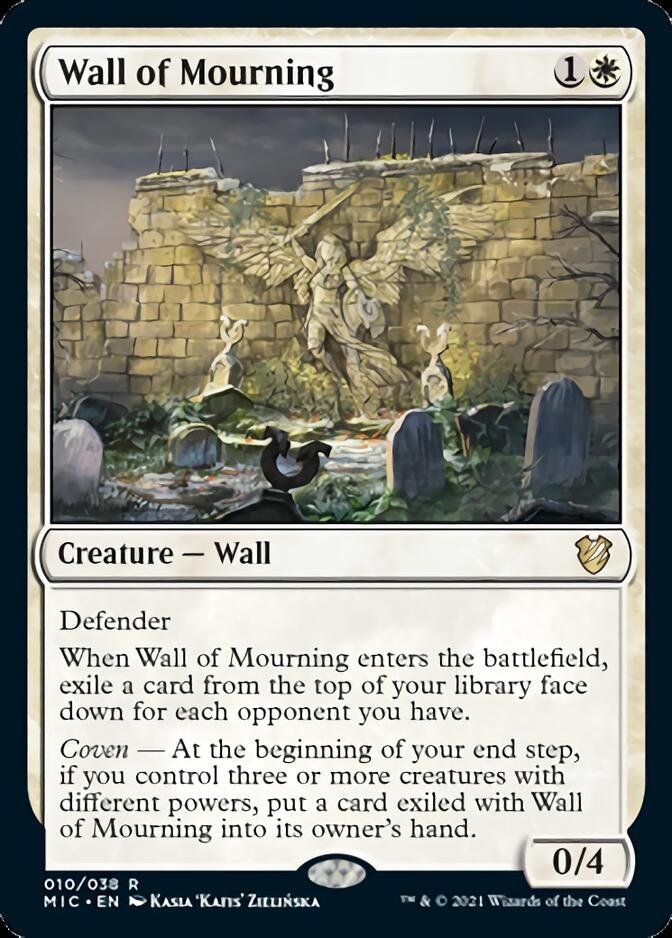 Wall of Mourning [Innistrad: Midnight Hunt Commander] | L.A. Mood Comics and Games