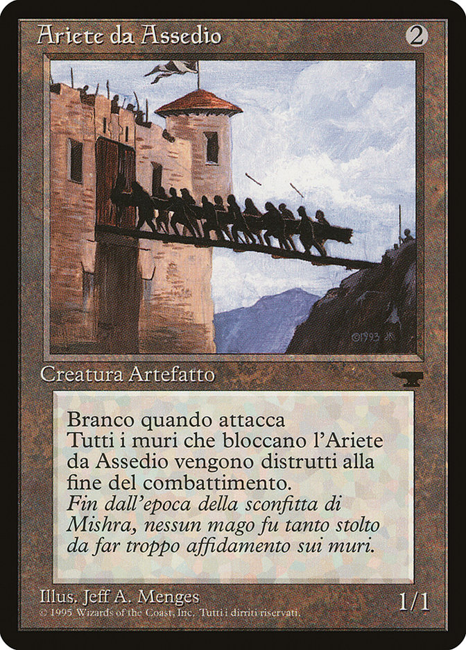 Battering Ram (Italian) - "Ariete da Assedio" [Rinascimento] | L.A. Mood Comics and Games