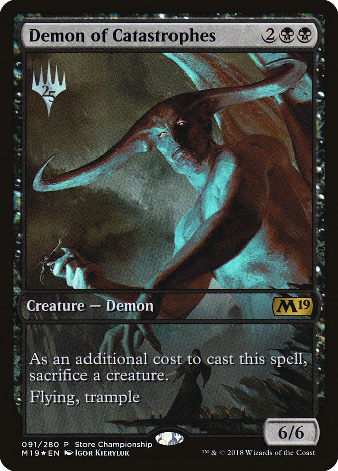 Demon of Catastrophes (Store Championship) (Full Art) [Core Set 2019 Promos] | L.A. Mood Comics and Games