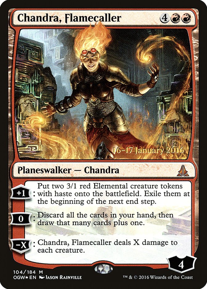 Chandra, Flamecaller [Oath of the Gatewatch Prerelease Promos] | L.A. Mood Comics and Games