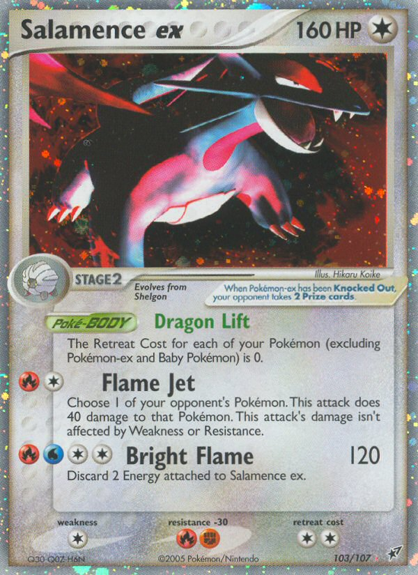 Salamence ex (103/107) [EX: Deoxys] | L.A. Mood Comics and Games