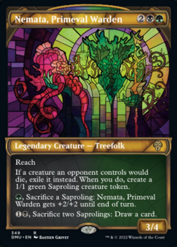 Nemata, Primeval Warden (Showcase Textured) [Dominaria United] | L.A. Mood Comics and Games