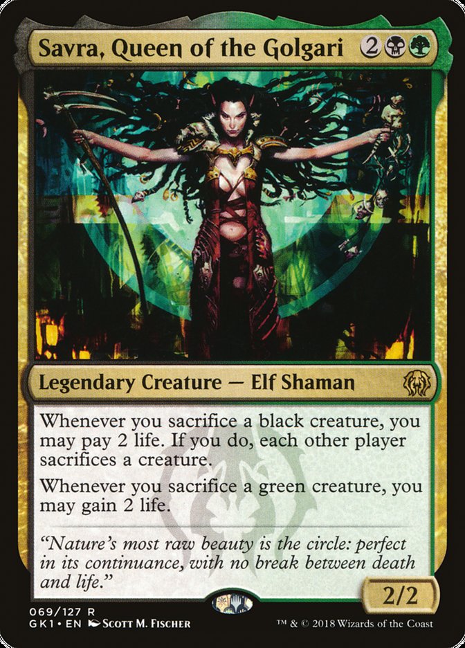 Savra, Queen of the Golgari [Guilds of Ravnica Guild Kit] | L.A. Mood Comics and Games