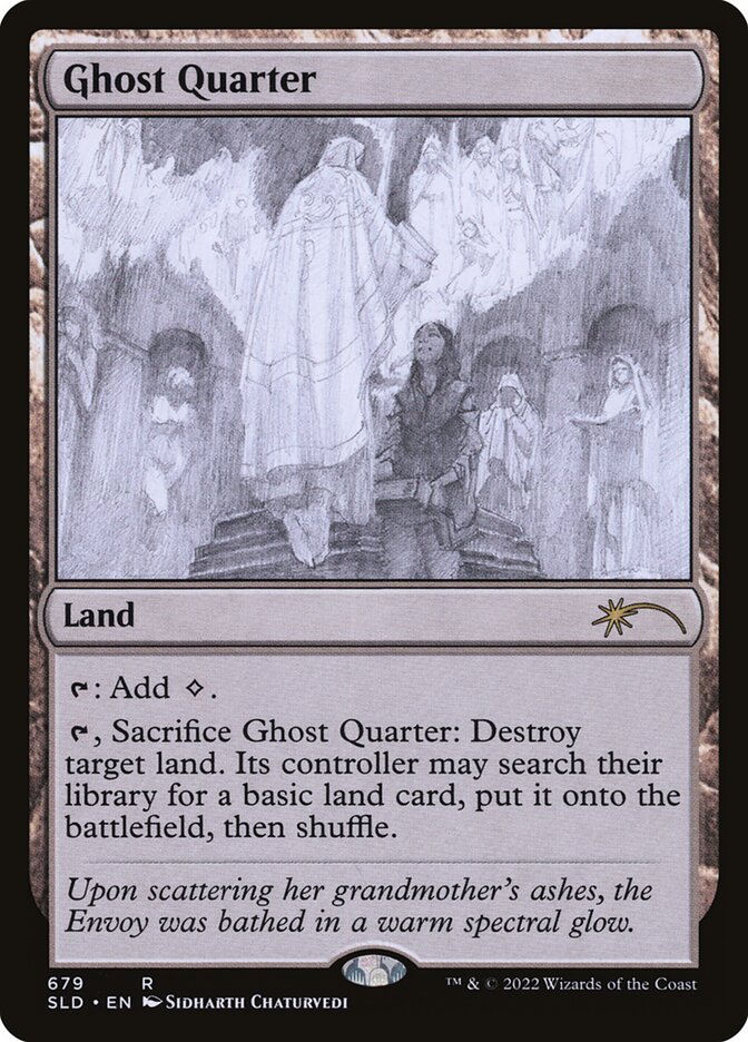 Ghost Quarter (Sketch) [Secret Lair Drop Promos] | L.A. Mood Comics and Games