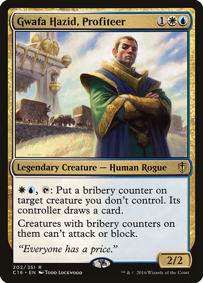 Gwafa Hazid, Profiteer [Commander 2016] | L.A. Mood Comics and Games