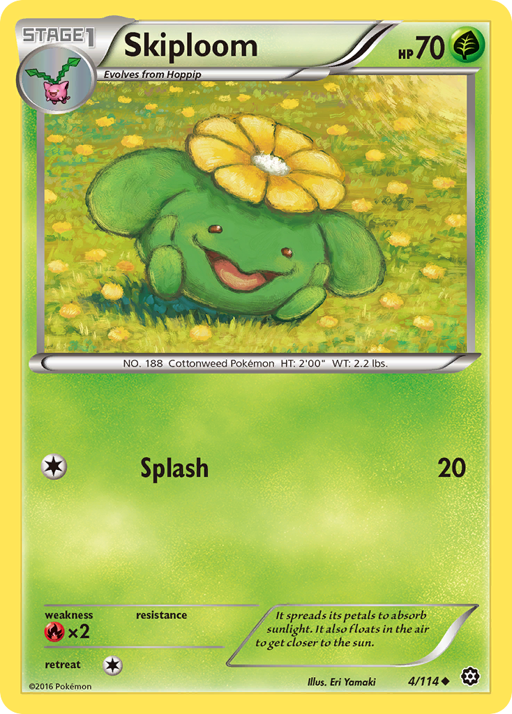 Skiploom (4/114) [XY: Steam Siege] | L.A. Mood Comics and Games