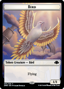 Zombie // Bird Double-Sided Token [Dominaria Remastered Tokens] | L.A. Mood Comics and Games