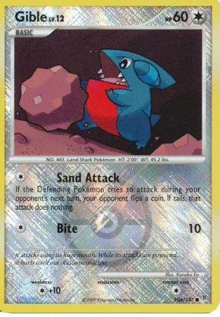 Gible (106/147) (Championship Promo) [Platinum: Supreme Victors] | L.A. Mood Comics and Games