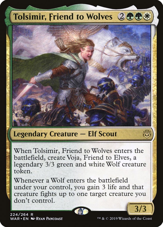 Tolsimir, Friend to Wolves [War of the Spark] | L.A. Mood Comics and Games