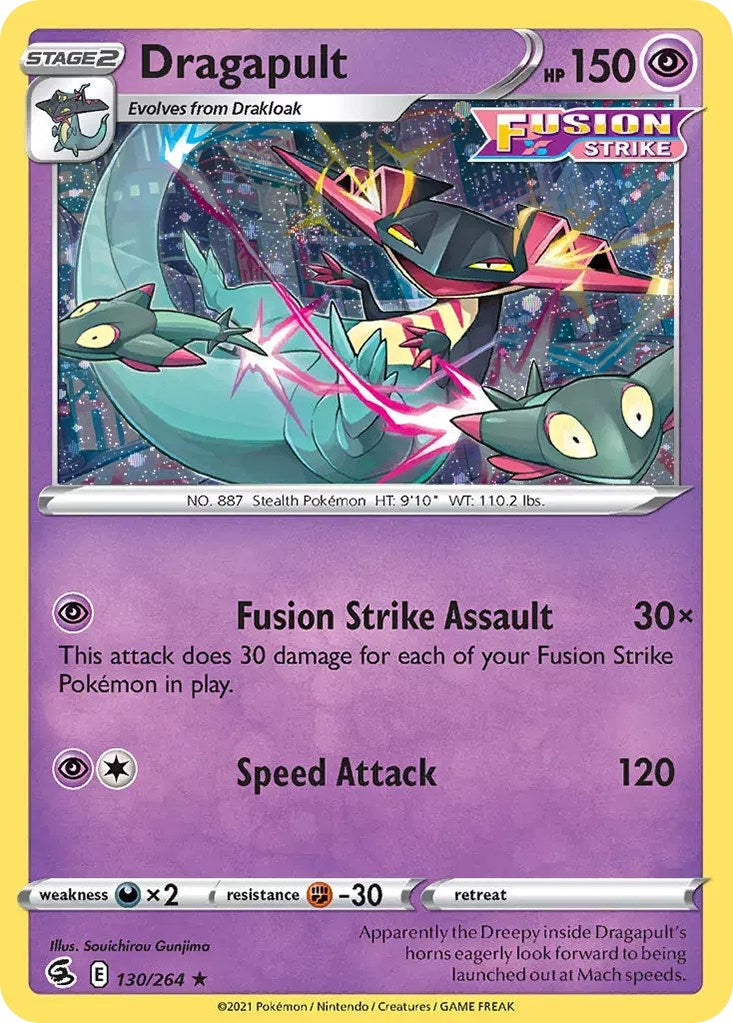 Dragapult (130/264) (Cosmos Holo) [Sword & Shield: Fusion Strike] | L.A. Mood Comics and Games