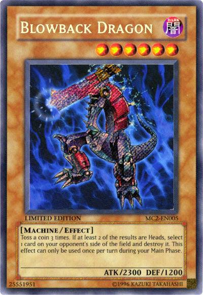 Blowback Dragon [MC2-EN005] Secret Rare | L.A. Mood Comics and Games