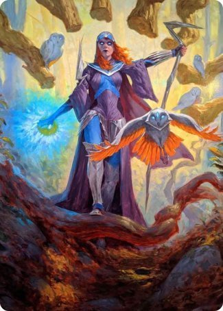 Kasmina, Enigma Sage Art Card [Strixhaven: School of Mages Art Series] | L.A. Mood Comics and Games