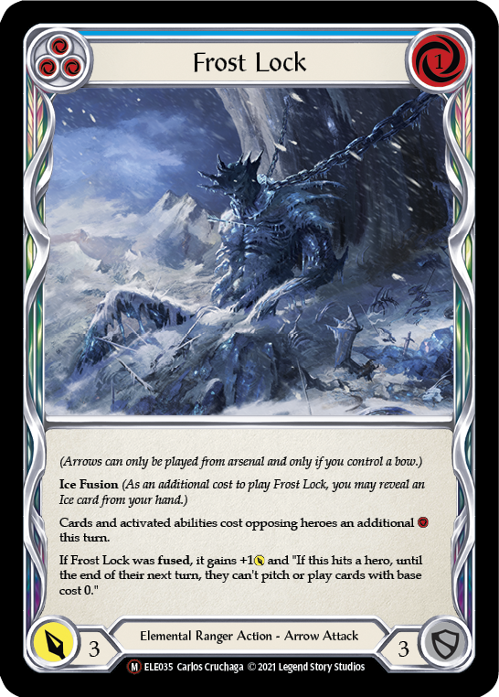 Frost Lock [U-ELE035] (Tales of Aria Unlimited)  Unlimited Normal | L.A. Mood Comics and Games