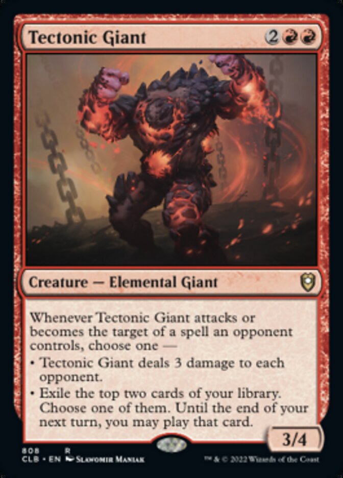 Tectonic Giant [Commander Legends: Battle for Baldur's Gate] | L.A. Mood Comics and Games