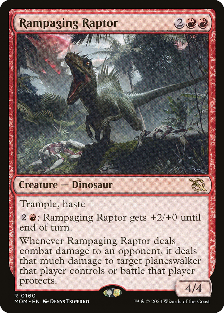 Rampaging Raptor [March of the Machine] | L.A. Mood Comics and Games