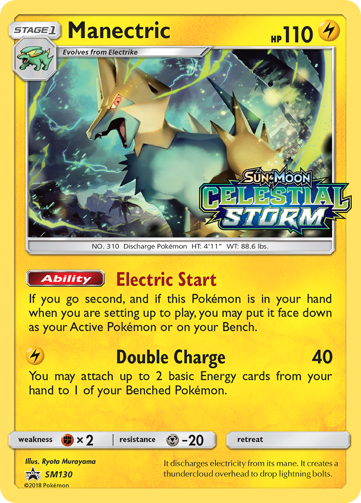 Manectric (SM130) [Sun & Moon: Black Star Promos] | L.A. Mood Comics and Games