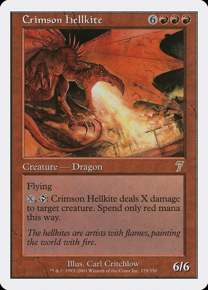 Crimson Hellkite [Seventh Edition] | L.A. Mood Comics and Games