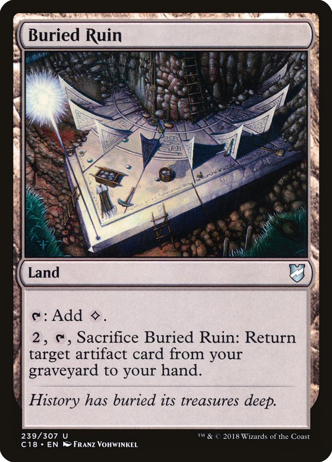 Buried Ruin [Commander 2018] | L.A. Mood Comics and Games