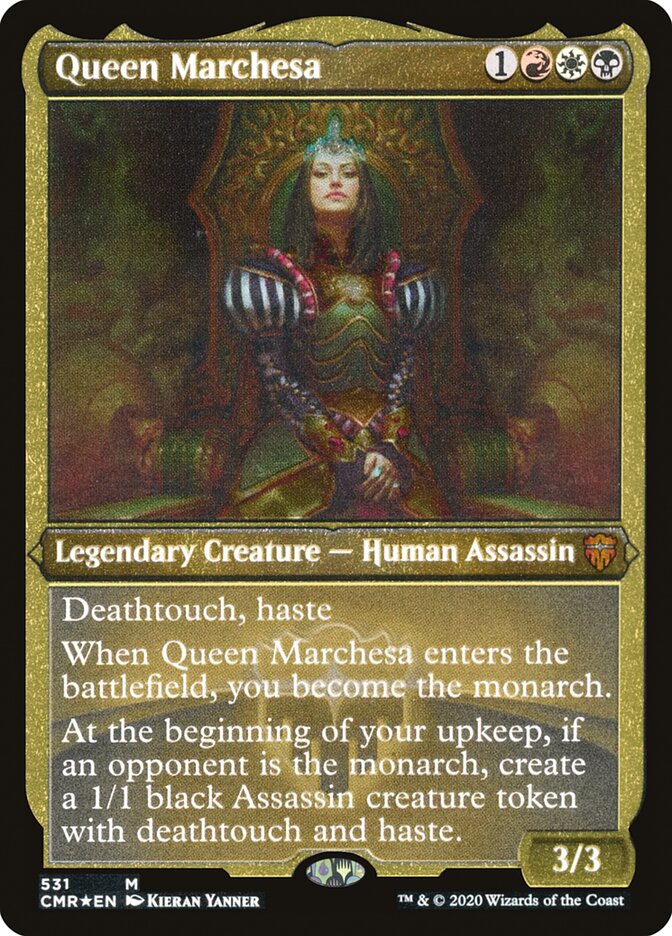 Queen Marchesa (Etched) [Commander Legends] | L.A. Mood Comics and Games