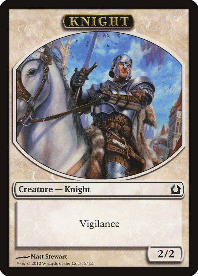 Knight Token [Return to Ravnica Tokens] | L.A. Mood Comics and Games