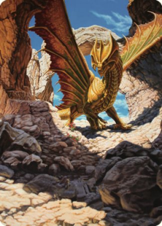 Ancient Brass Dragon Art Card (02) [Commander Legends: Battle for Baldur's Gate Art Series] | L.A. Mood Comics and Games