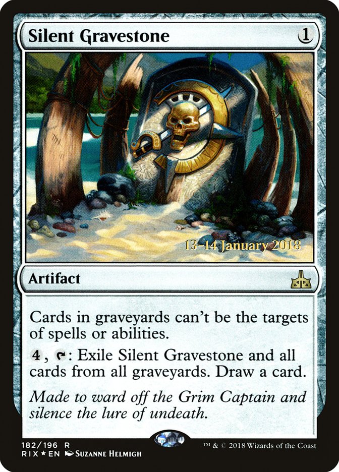 Silent Gravestone [Rivals of Ixalan Prerelease Promos] | L.A. Mood Comics and Games