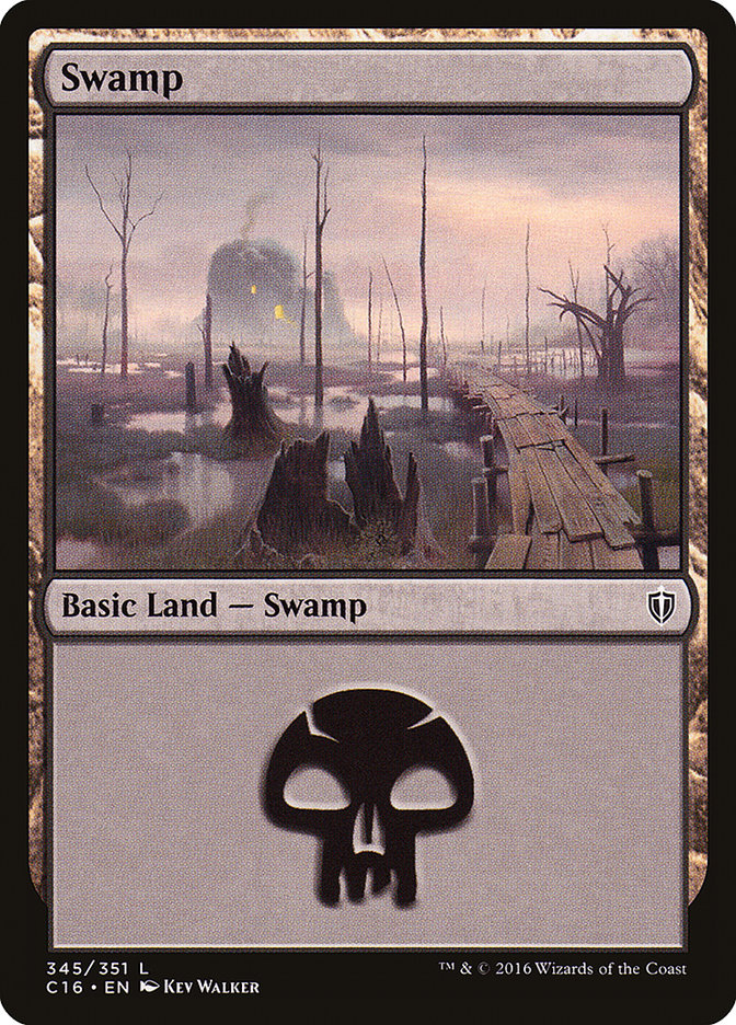 Swamp (345) [Commander 2016] | L.A. Mood Comics and Games