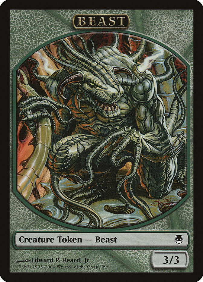 Beast Token [Magic Player Rewards 2004] | L.A. Mood Comics and Games