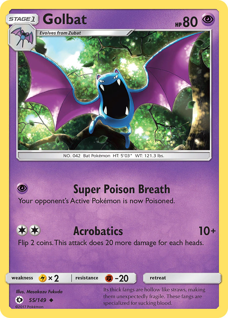 Golbat (55/149) [Sun & Moon: Base Set] | L.A. Mood Comics and Games