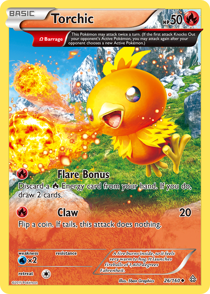 Torchic (26/160) [XY: Primal Clash] | L.A. Mood Comics and Games