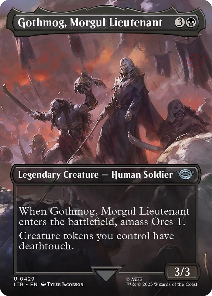 Gothmog, Morgul Lieutenant (Borderless Alternate Art) [The Lord of the Rings: Tales of Middle-Earth] | L.A. Mood Comics and Games