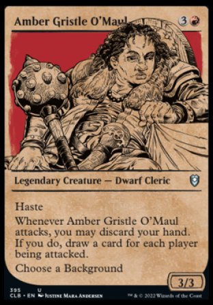 Amber Gristle O'Maul (Showcase) [Commander Legends: Battle for Baldur's Gate] | L.A. Mood Comics and Games