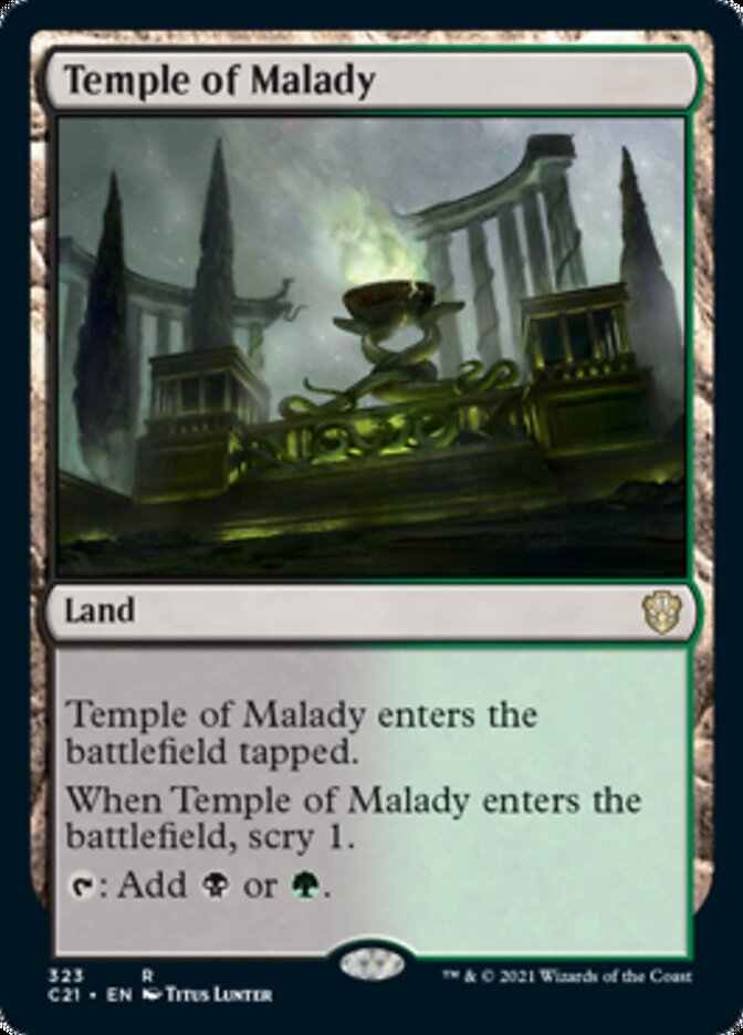 Temple of Malady [Commander 2021] | L.A. Mood Comics and Games