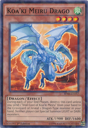 Koa'ki Meiru Drago [BP03-EN057] Shatterfoil Rare | L.A. Mood Comics and Games