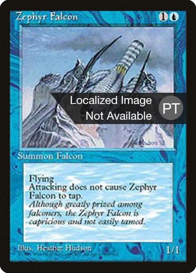 Zephyr Falcon [Fourth Edition (Foreign Black Border)] | L.A. Mood Comics and Games