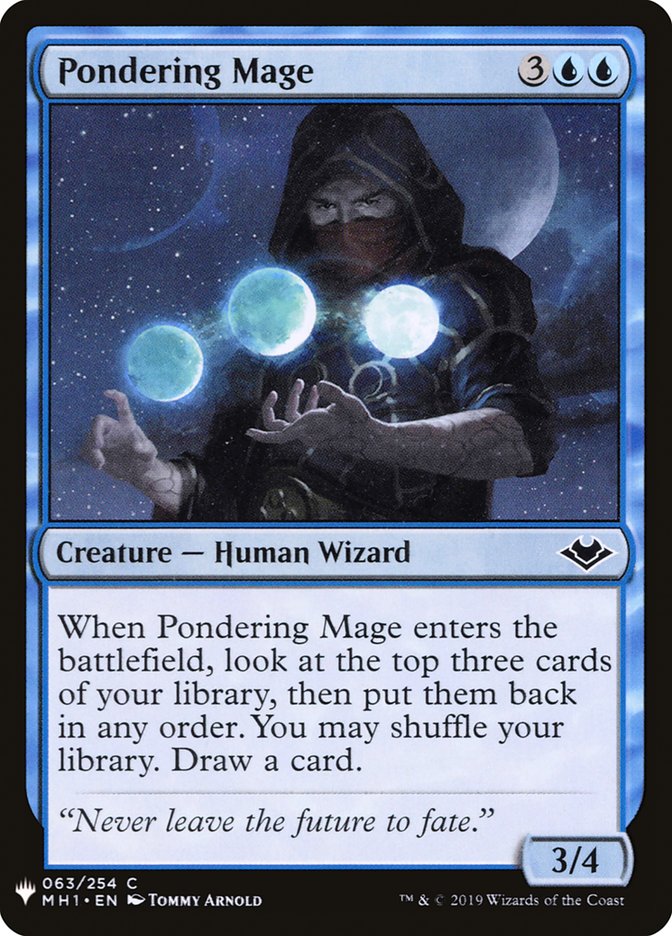 Pondering Mage [Mystery Booster] | L.A. Mood Comics and Games