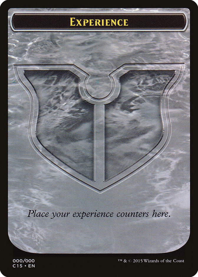Experience // Experience Double-Sided Token [Commander 2015 Tokens] | L.A. Mood Comics and Games
