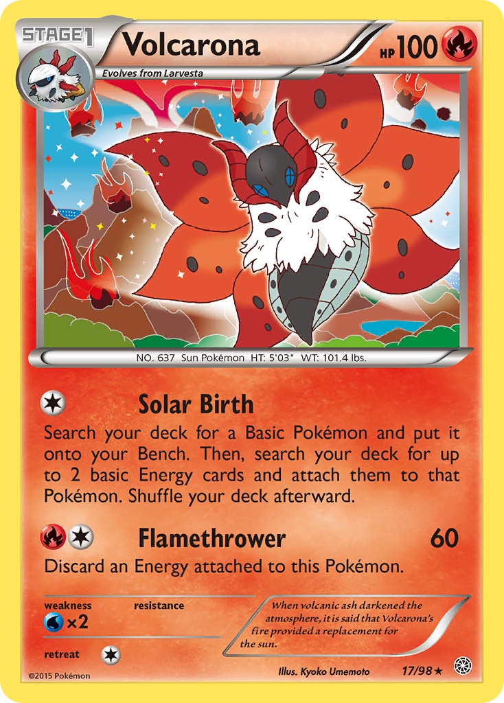 Volcarona (17/98) [XY: Ancient Origins] | L.A. Mood Comics and Games