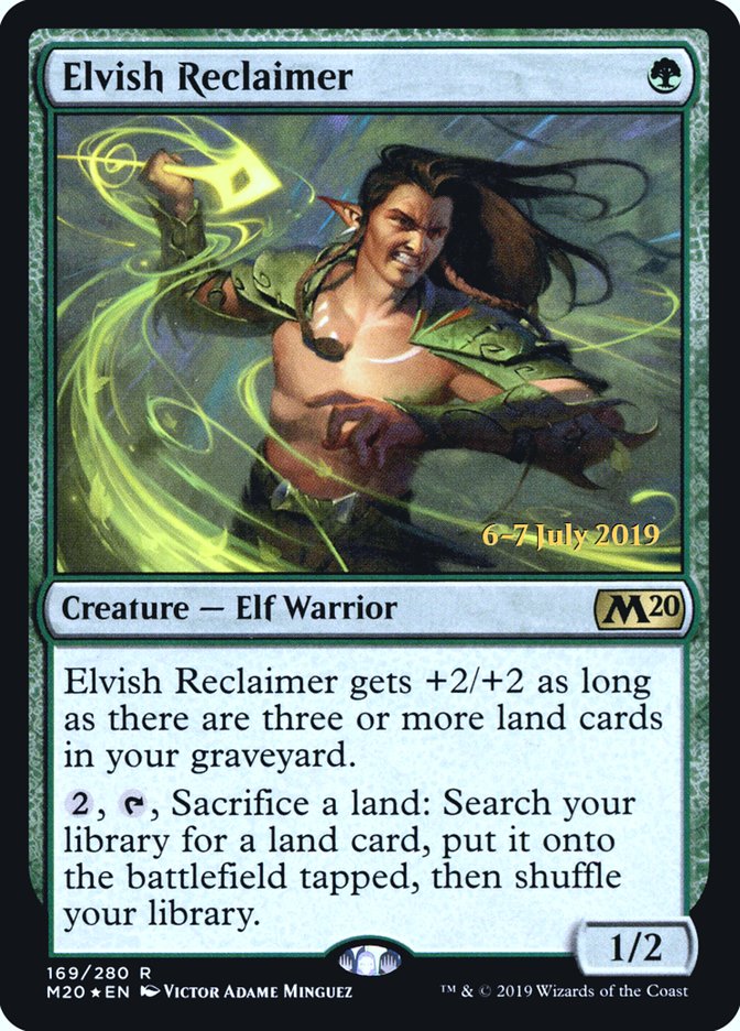 Elvish Reclaimer [Core Set 2020 Prerelease Promos] | L.A. Mood Comics and Games