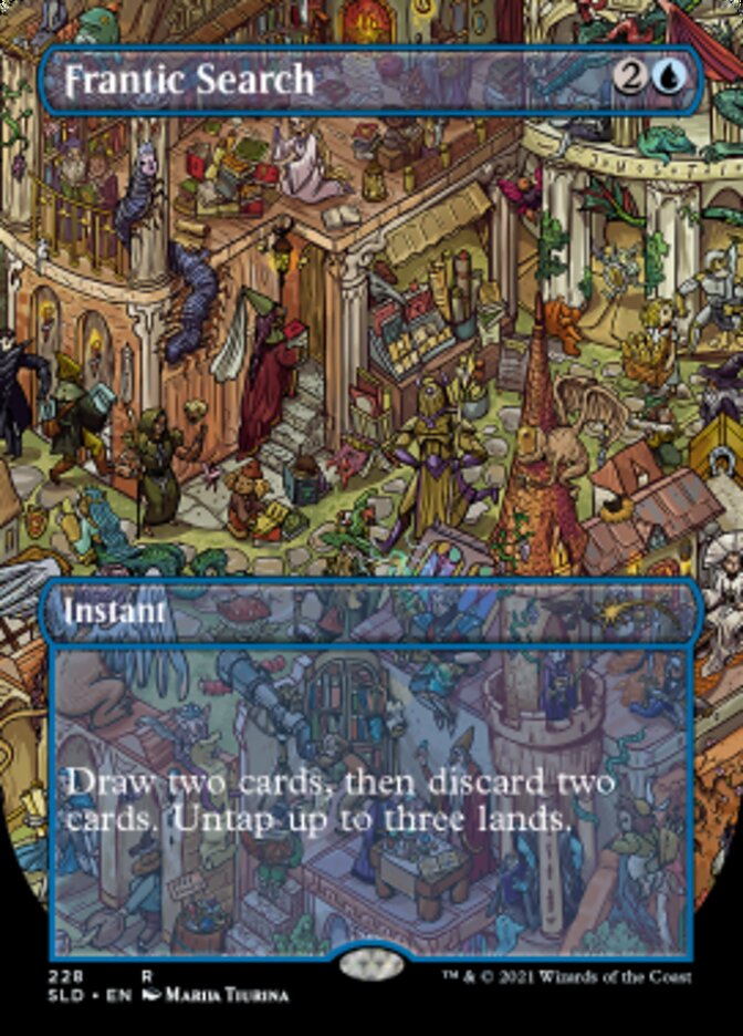 Frantic Search (Borderless) [Secret Lair Drop Series] | L.A. Mood Comics and Games