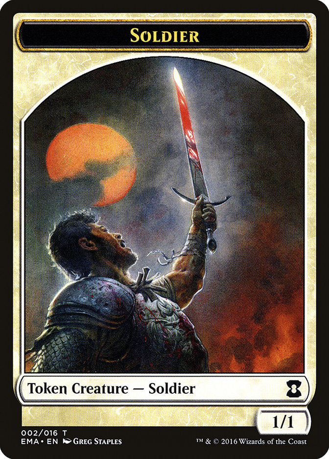 Soldier Token [Eternal Masters Tokens] | L.A. Mood Comics and Games