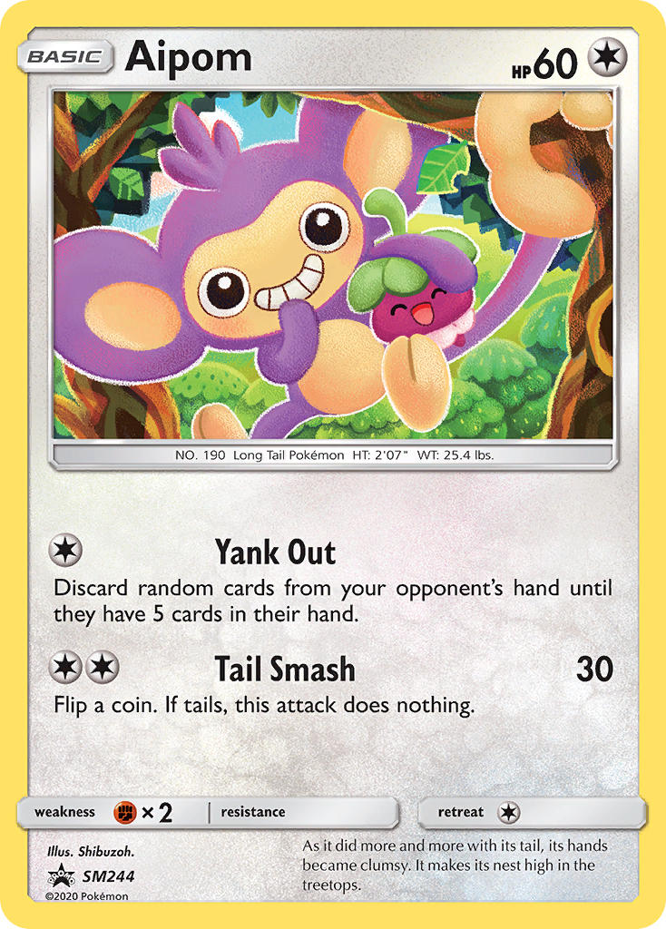 Aipom (SM244) [Sun & Moon: Black Star Promos] | L.A. Mood Comics and Games