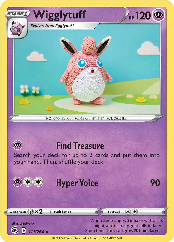 Wigglytuff (111/264) [Sword & Shield: Fusion Strike] | L.A. Mood Comics and Games