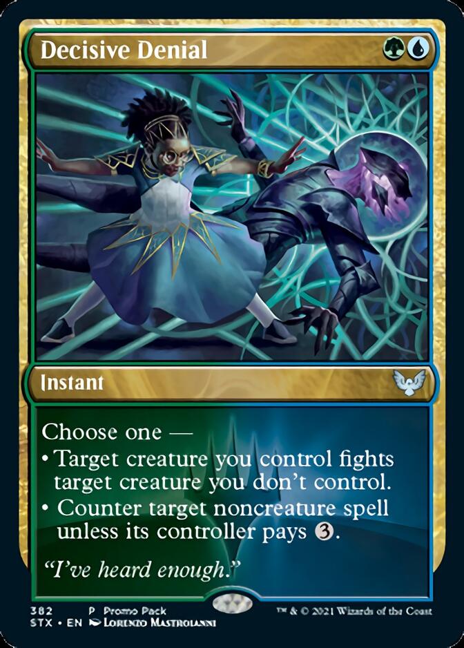 Decisive Denial (Promo Pack) [Strixhaven: School of Mages Promos] | L.A. Mood Comics and Games