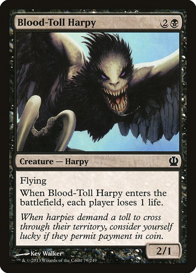 Blood-Toll Harpy [Theros] | L.A. Mood Comics and Games