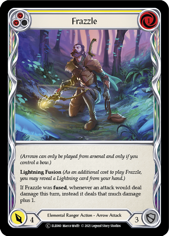 Frazzle (Yellow) [U-ELE060] (Tales of Aria Unlimited)  Unlimited Normal | L.A. Mood Comics and Games