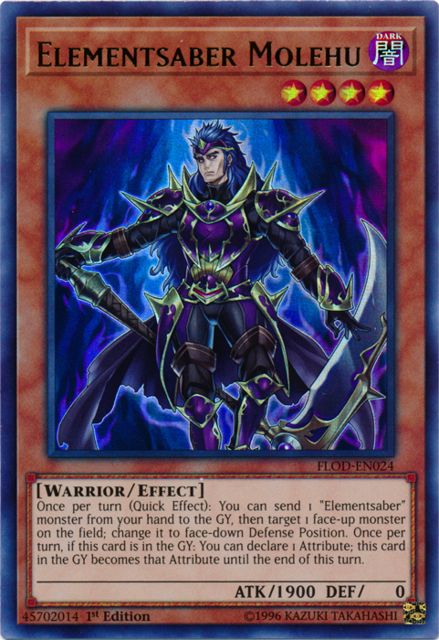Elementsaber Molehu [FLOD-EN024] Ultra Rare | L.A. Mood Comics and Games